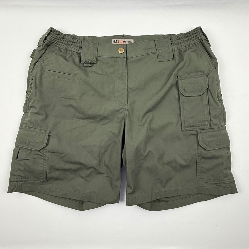 5.11 Tactical Men 36 Green Ripstop Cargo Shorts 63071-190 TDU Utility Pocket